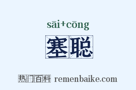 塞聪是什么意思的图片